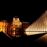 Louvre Night Geometry Thierry Mongallez