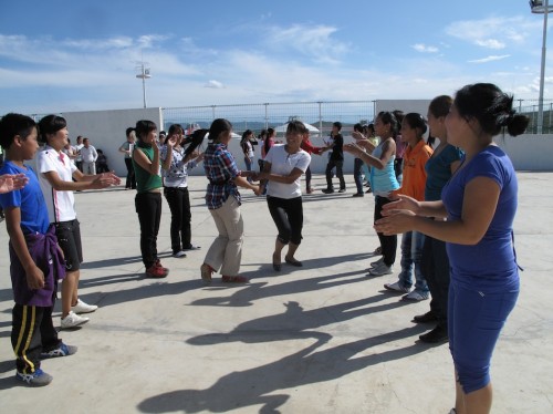 Junior youth participating in their weekly group © MDC 2010
