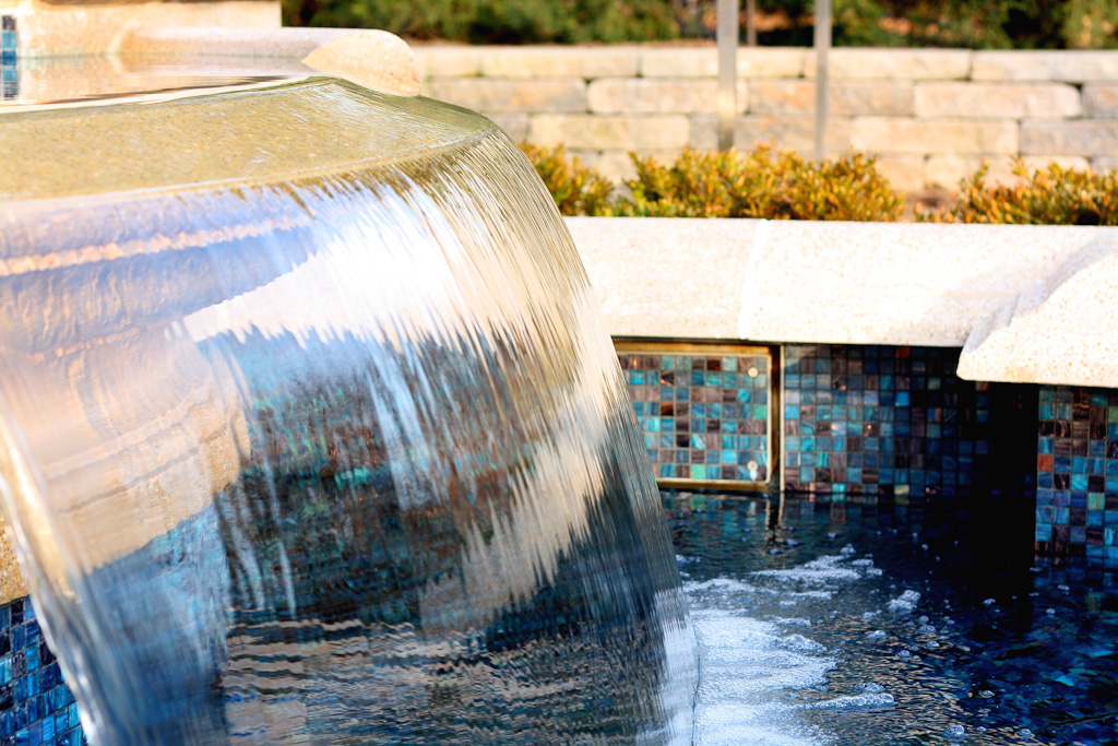 Fountain at the Baha'i House of Worship Chicago