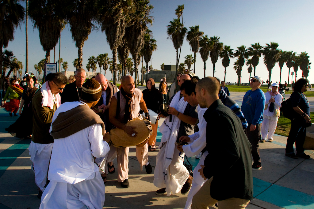 Hari Krishna in Los Angeles Park