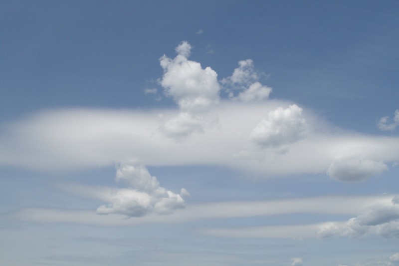 Clouds in the sky at Crane Beach in Ipswich, MA