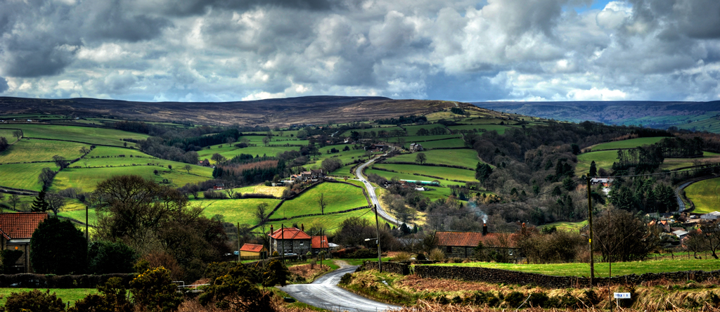 Panoramic view or Yorkshire England
