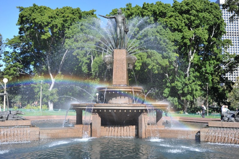 Archibald Fountain in Sydney, Australia