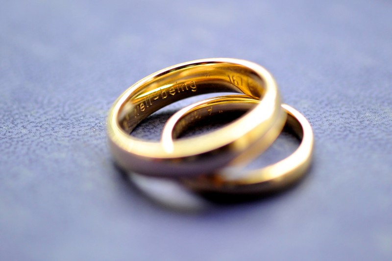 Baha'i wedding rings