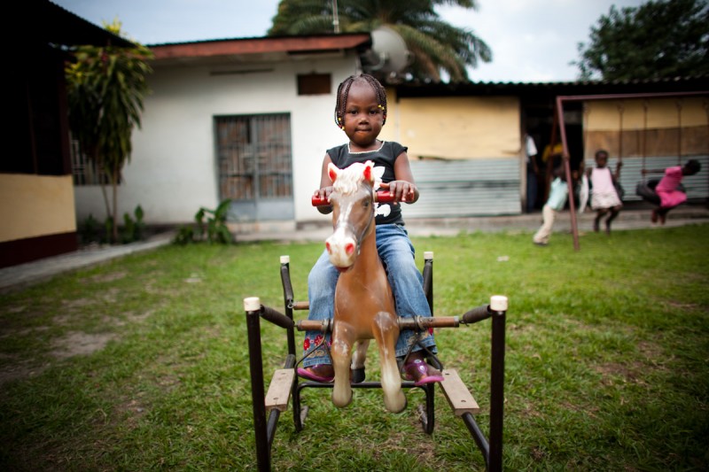 Girl in Congo