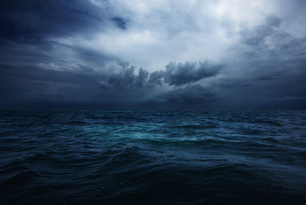 Stormy Ocean in Zanzibar